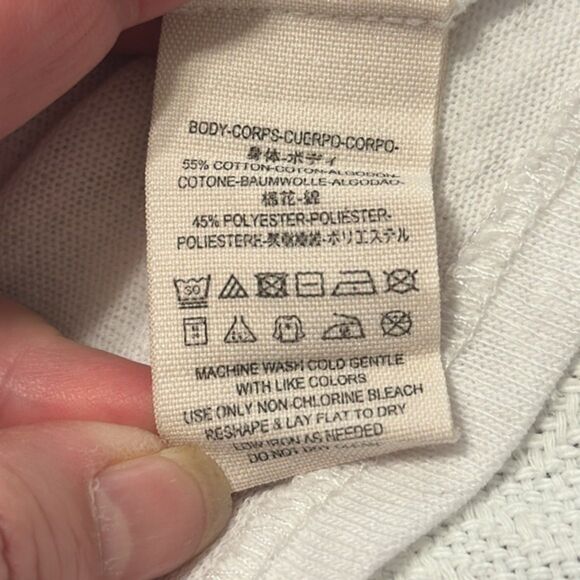 We The Free Top Knit Palm Tree Womens Small Beachy Light Coastal Vacation Resort - Picture 6 of 9